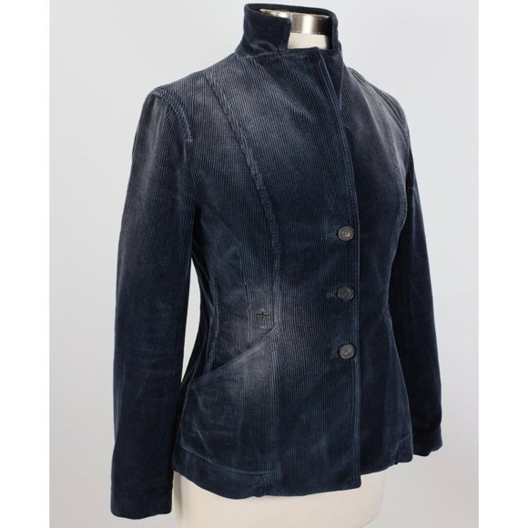 Christian Dior 38 US 6 bar jacket suit pants 2021 navy corduroy blazer - Picture 7 of 16